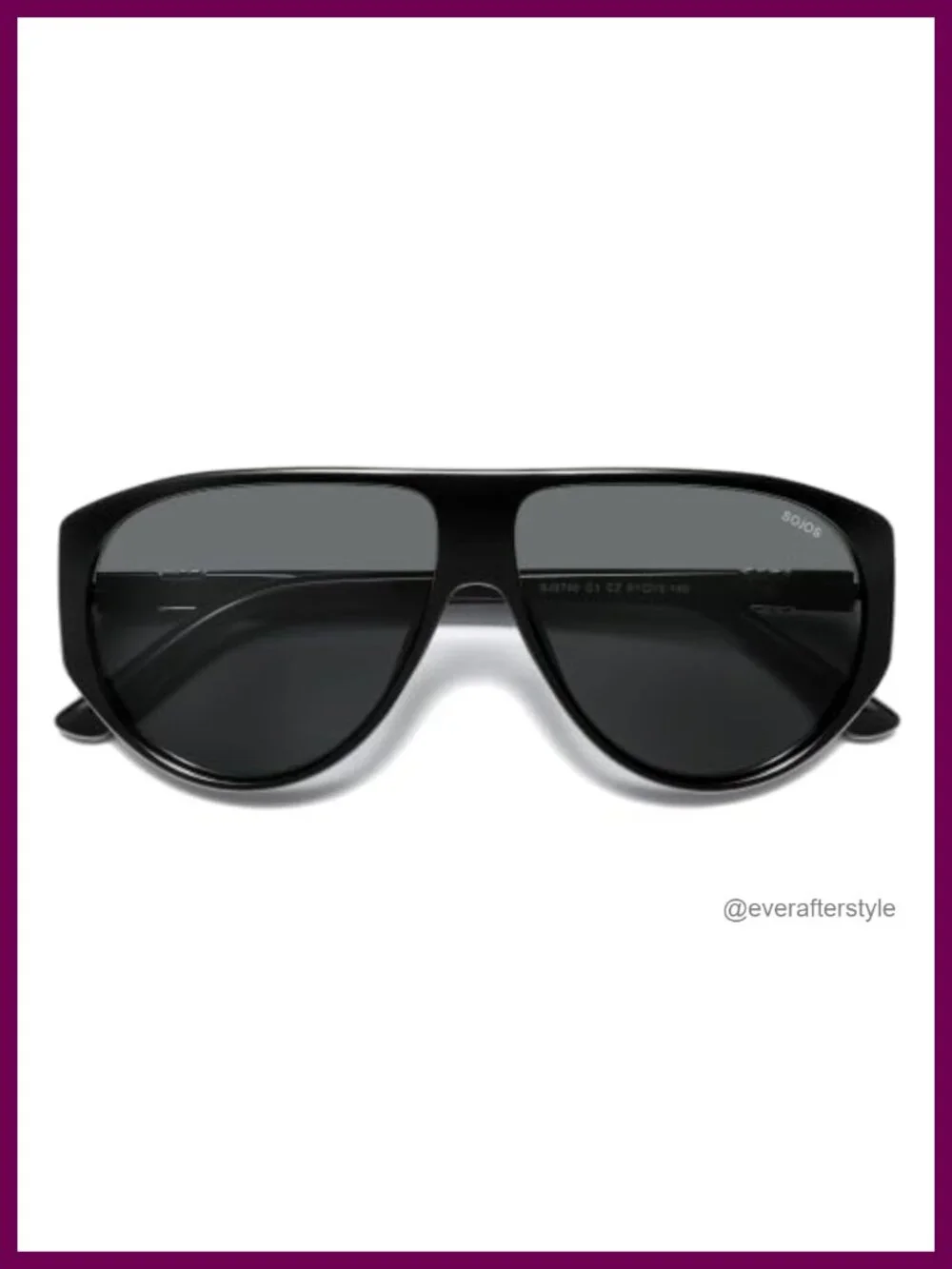 Oversized Square Aviator Polarized Sunglasses UV400 Protection Women Men